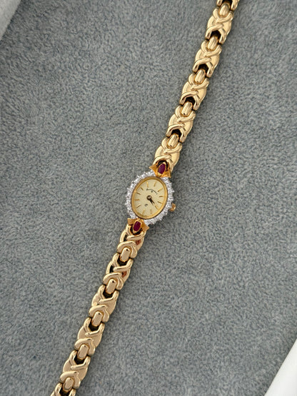 Pristine 1990’s Genuine Ruby Watch