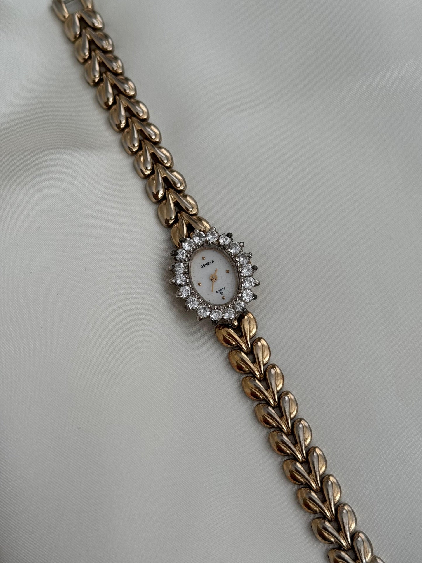 Rare Diamond Bezel Geneva Watch