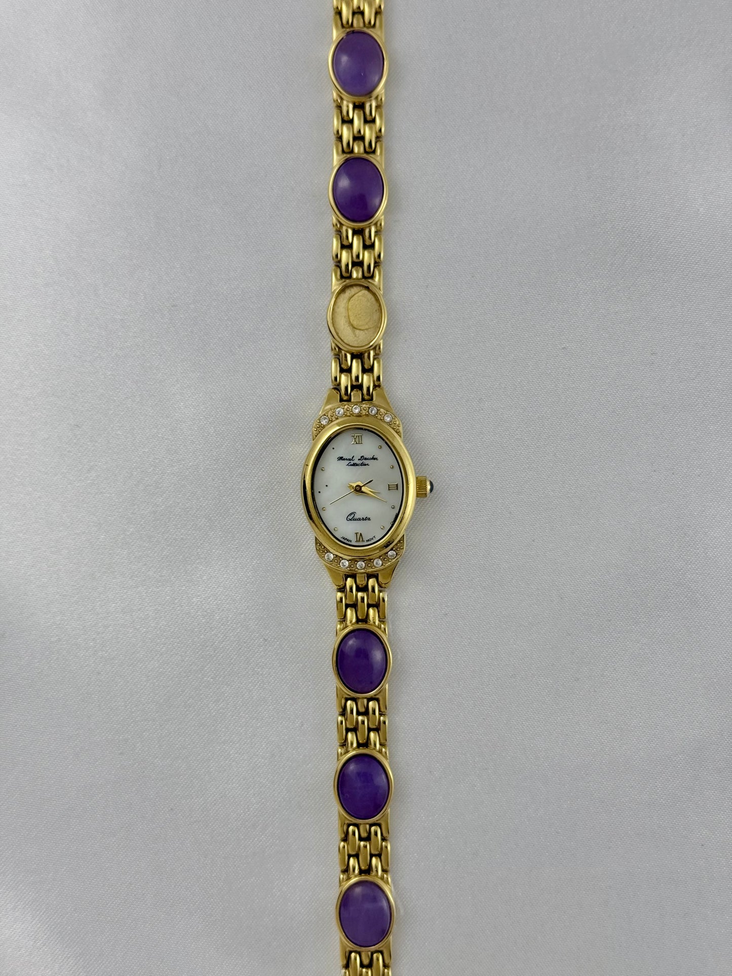 Vintage Amethyst Gem Watch