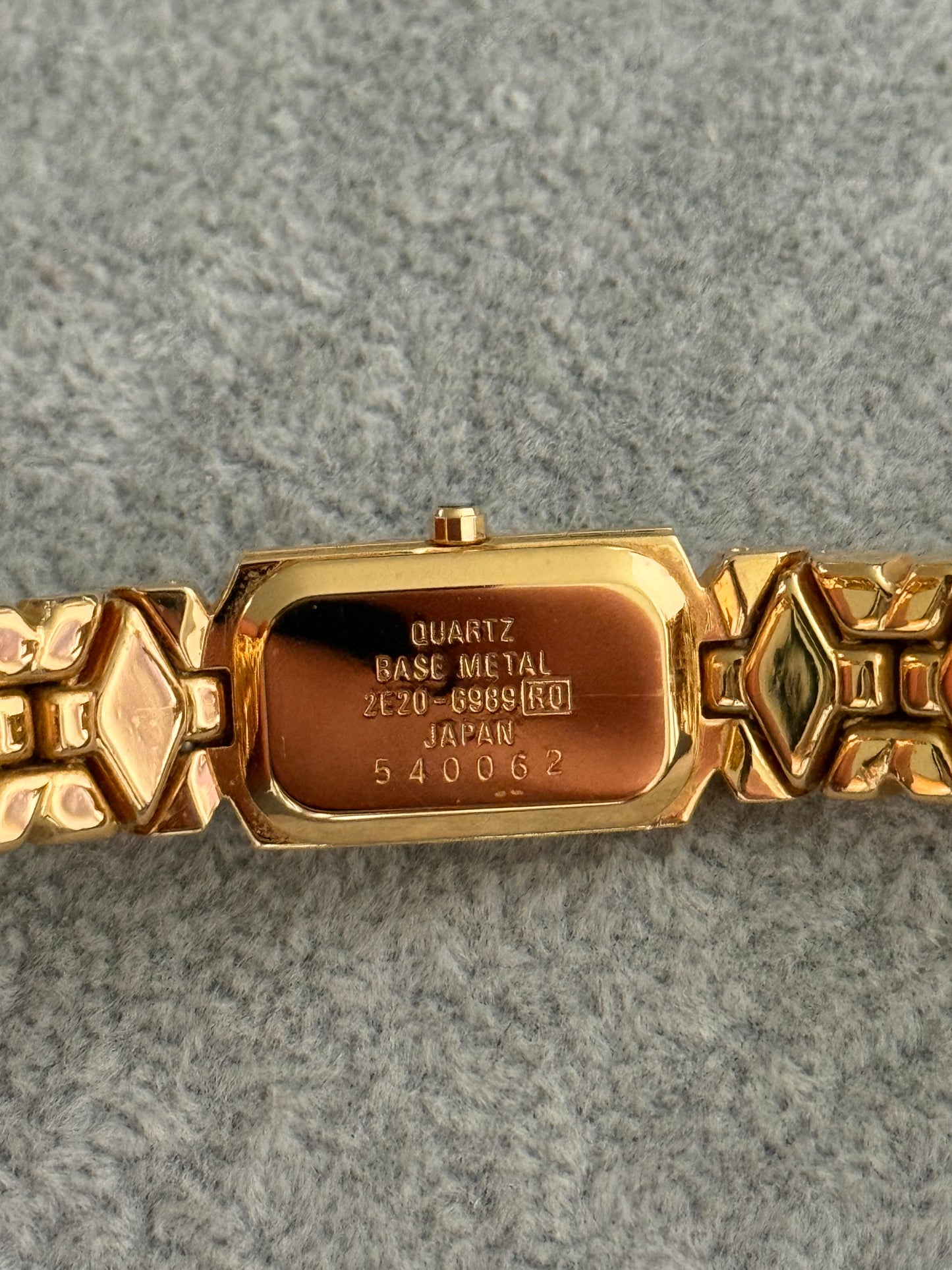 Full Set 1985 Seiko Lassale with Striking Purple Dial & Diamond Bezel Watch 2E20-6989