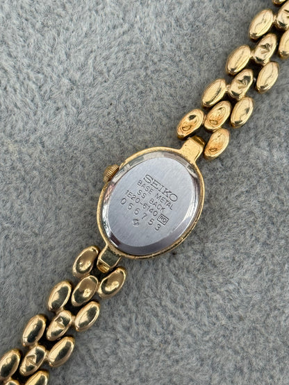 Rare Vintage 80’s Ruby Gem Seiko Watch 1E20-6140