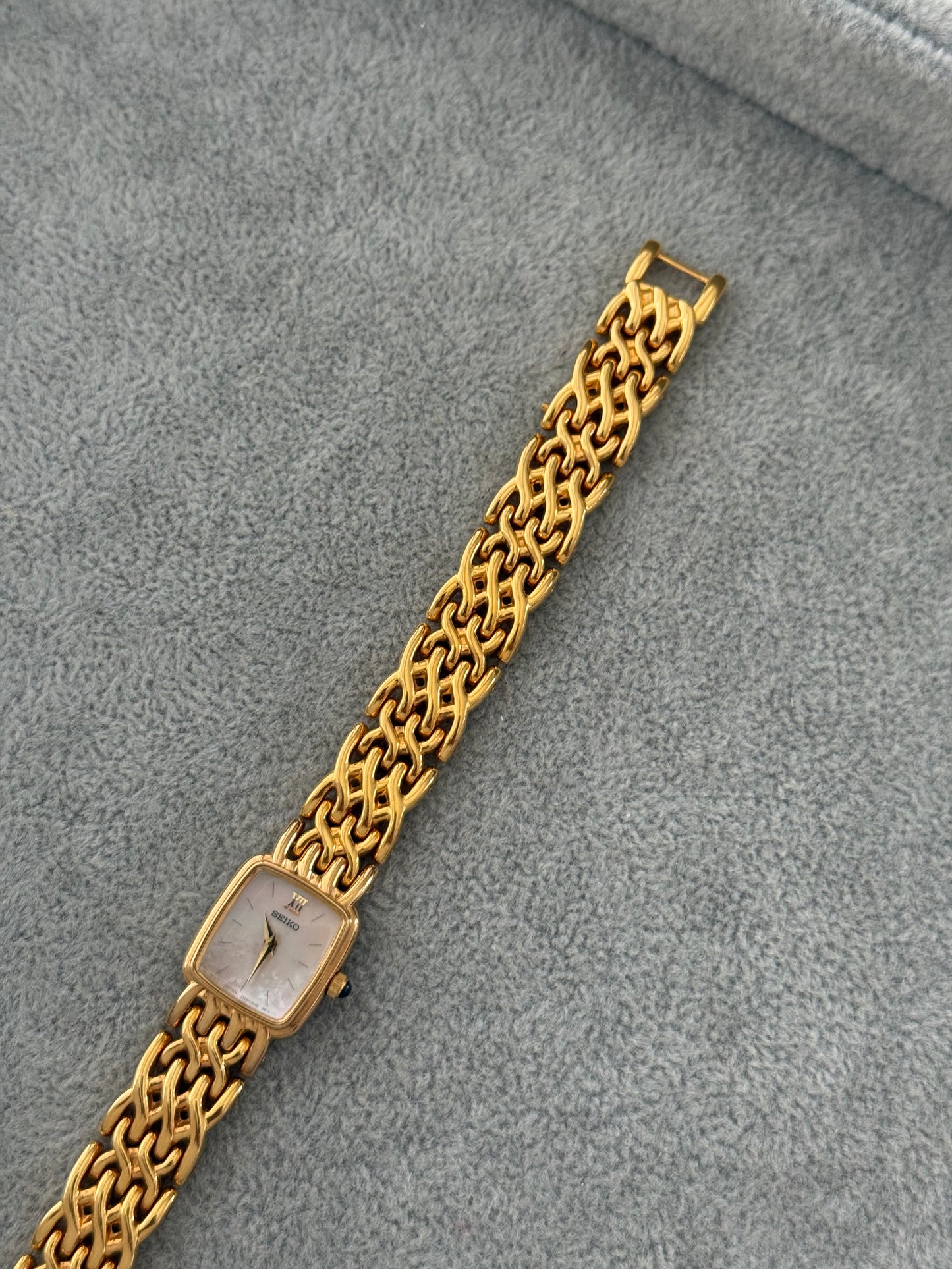 Vintage Mother Of Pearl Seiko Watch