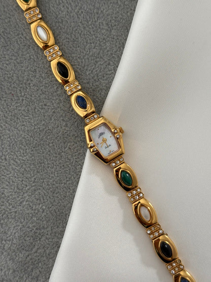 Vintage Semi Precious Gem Watch