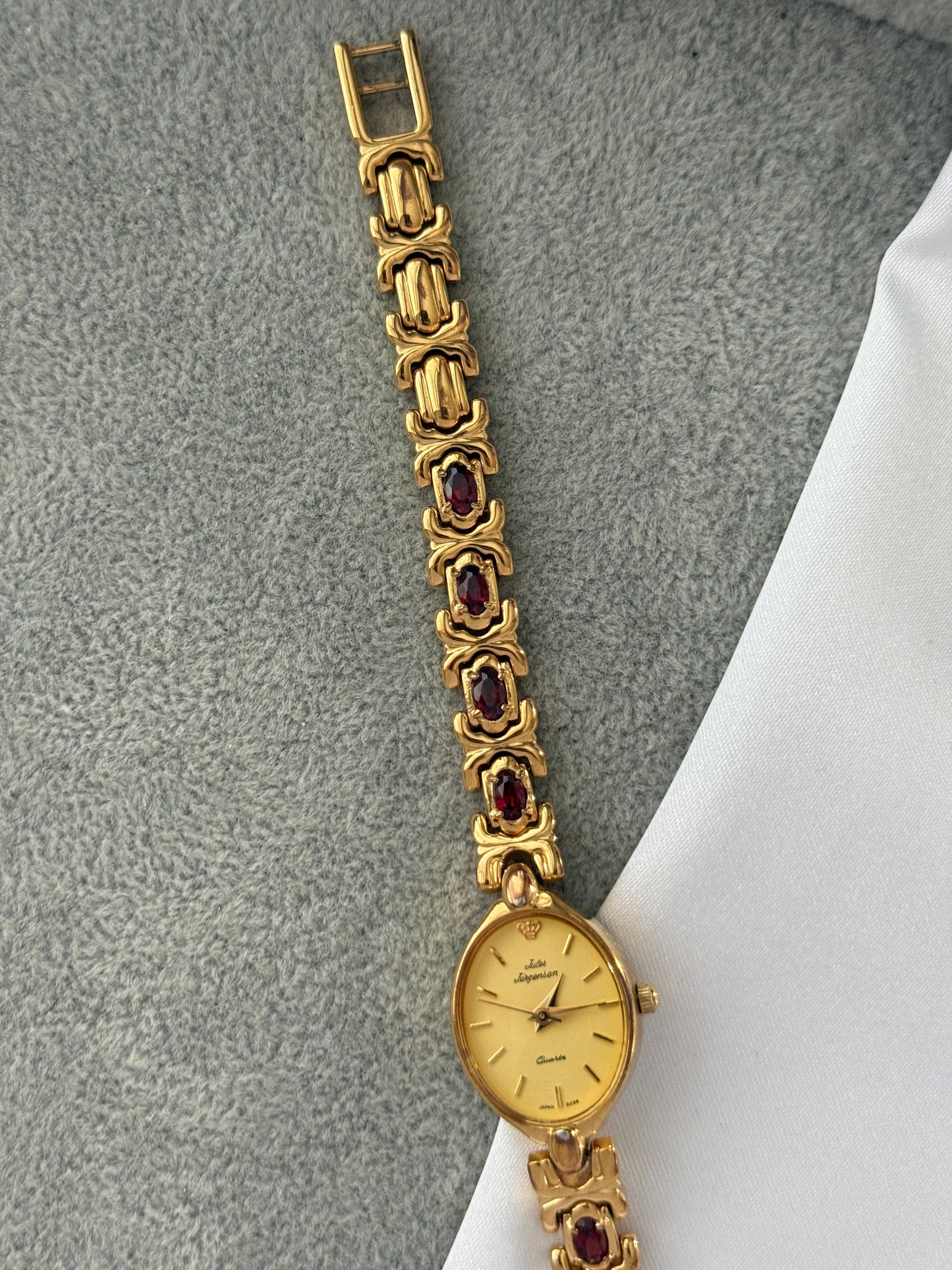 Vintage Ruby Jules Jurgensen Watch
