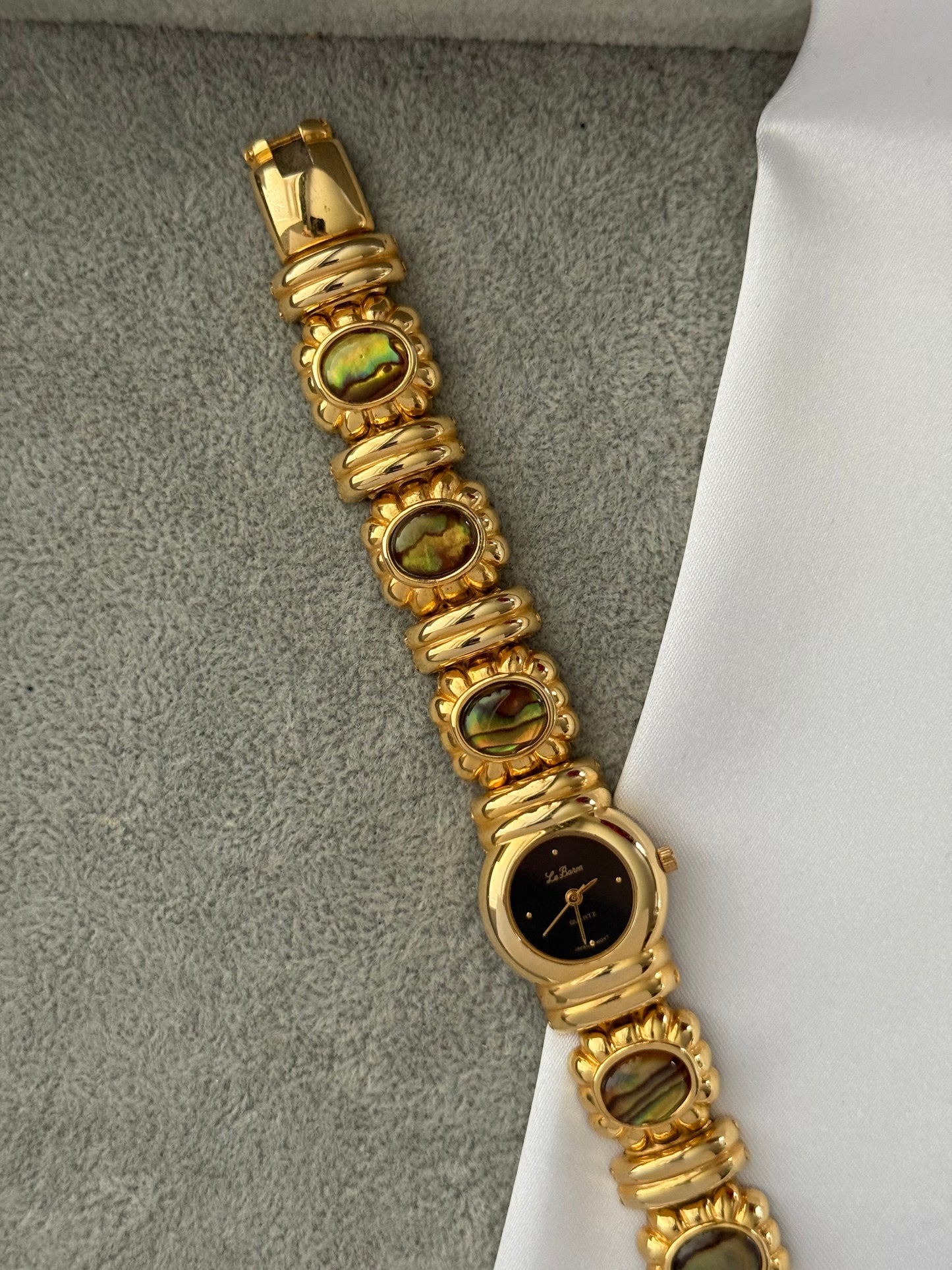 Vintage Chunky Abalone Watch