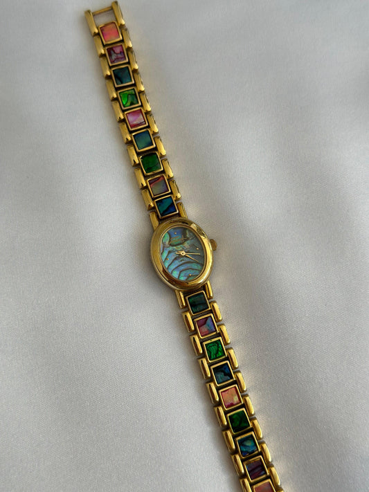 Vintage Colourful Gemstone Watch