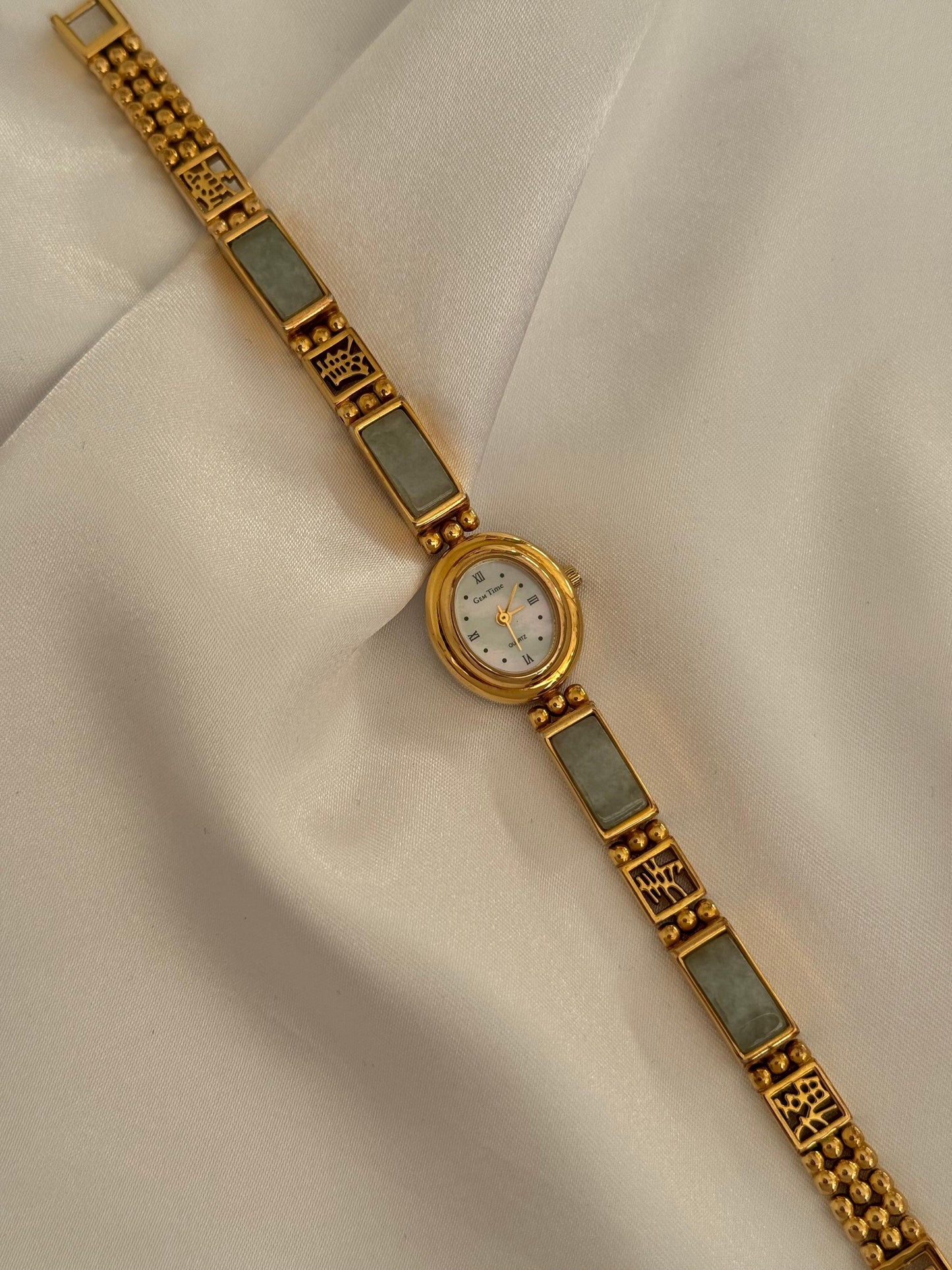 Vintage Jade Watch