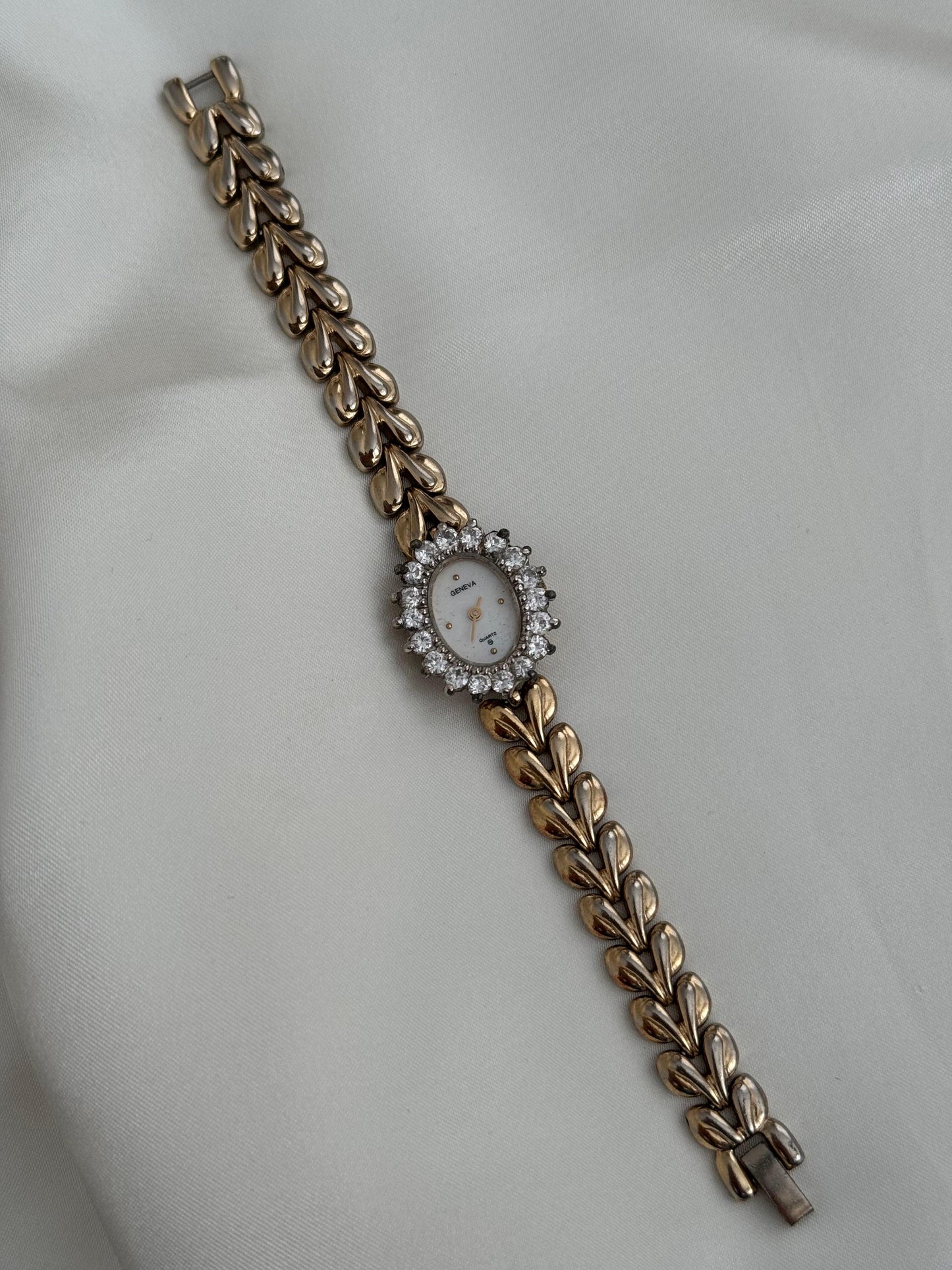 Rare Diamond Bezel Geneva Watch