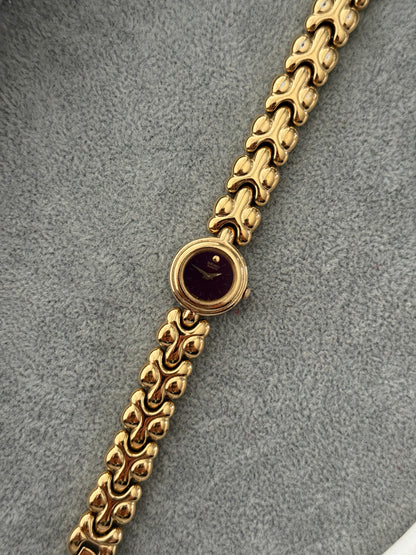 Vintage Burgundy Dial Seiko Watch