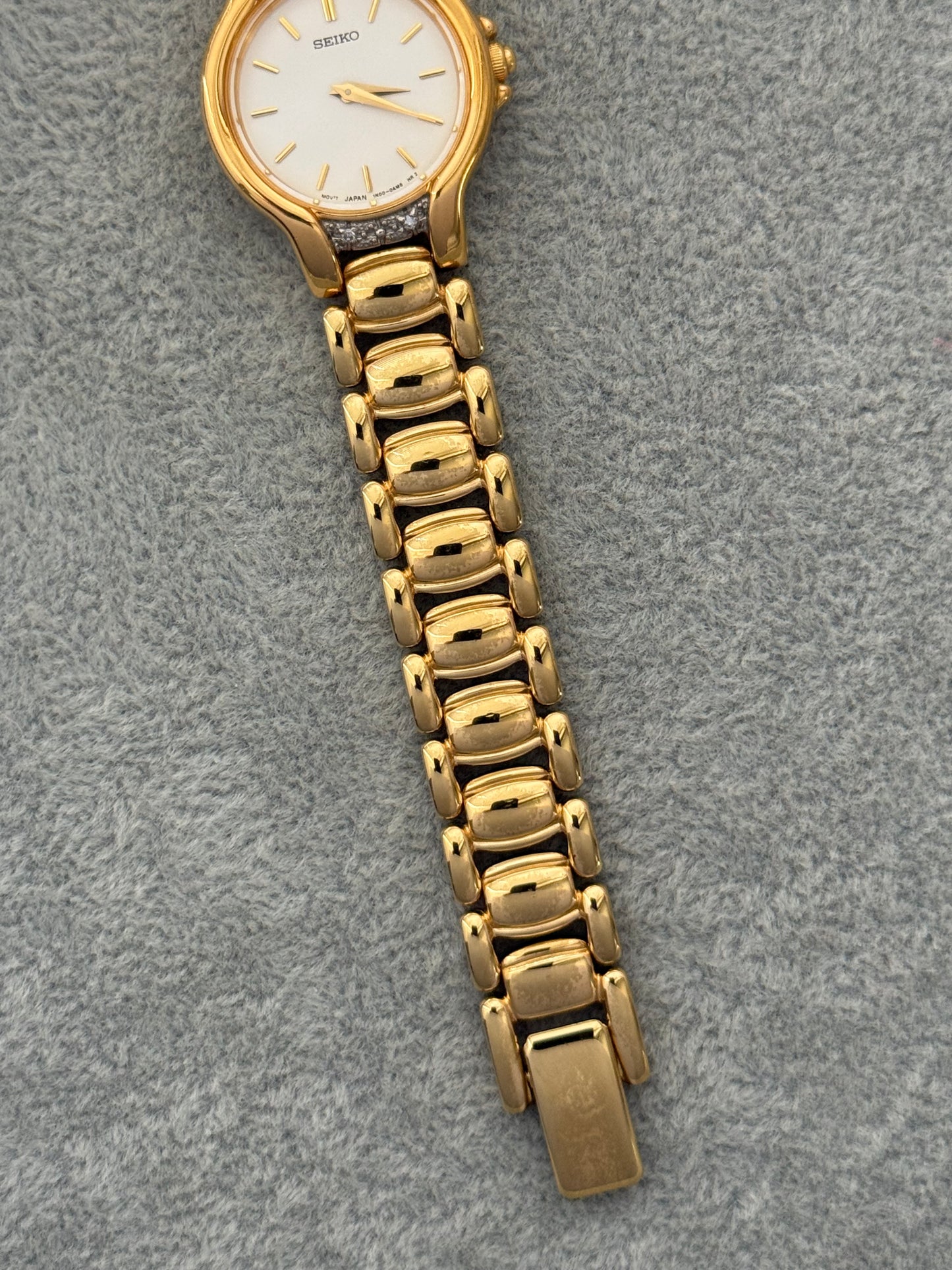 1990’s Diamond Bezel Seiko Watch 1N00-0AL0