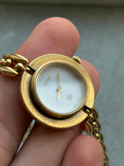 Vintage Gucci 1200L Watch with 6 Interchangeable Bezels