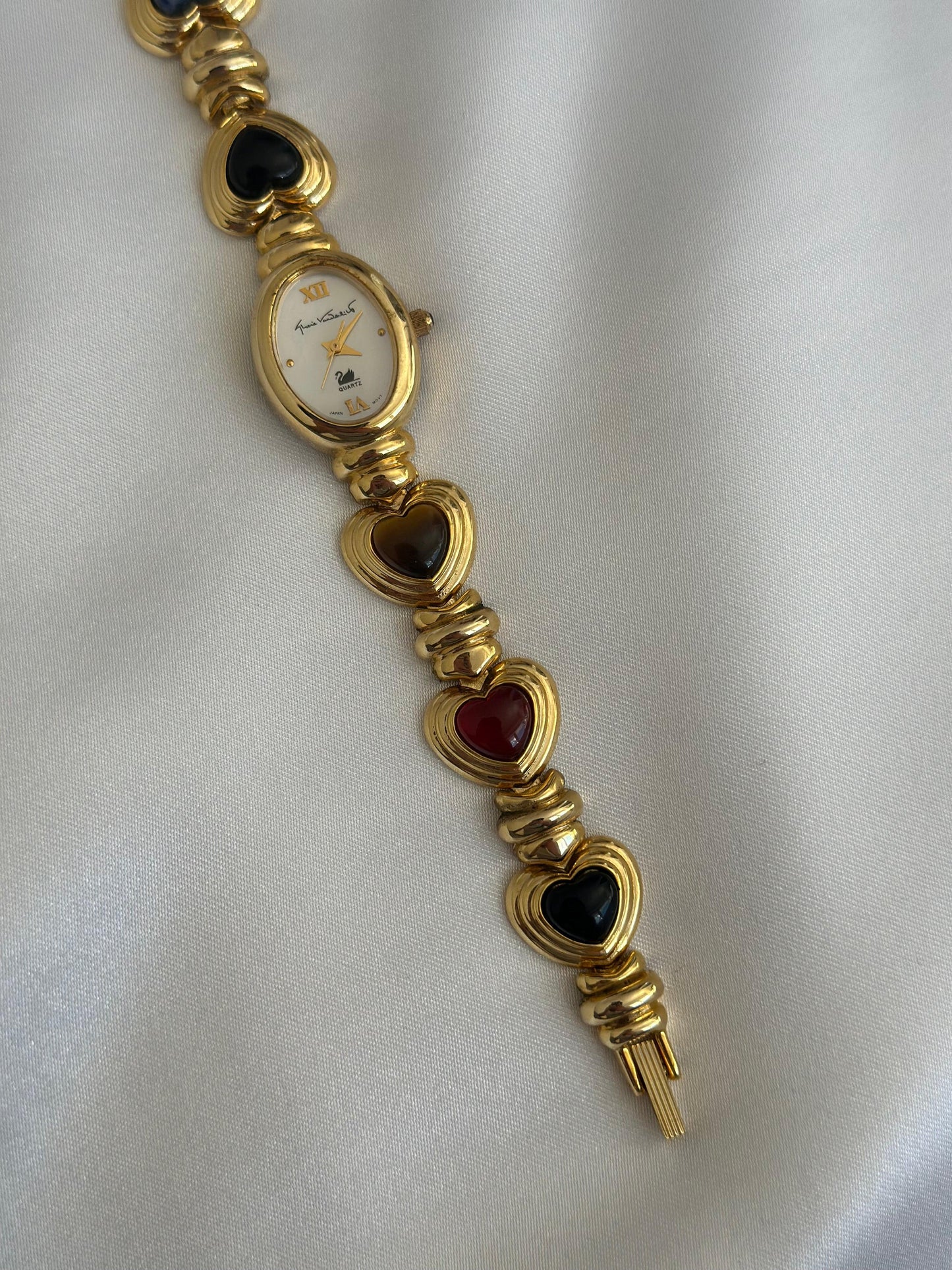 Vintage Heart Gem Watch