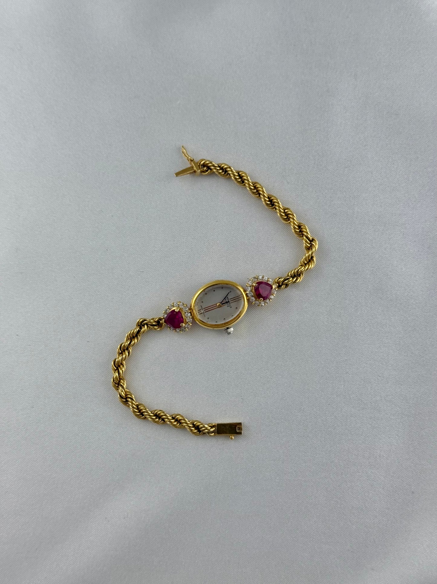 Rare Ruby Adorned Vintage Watch