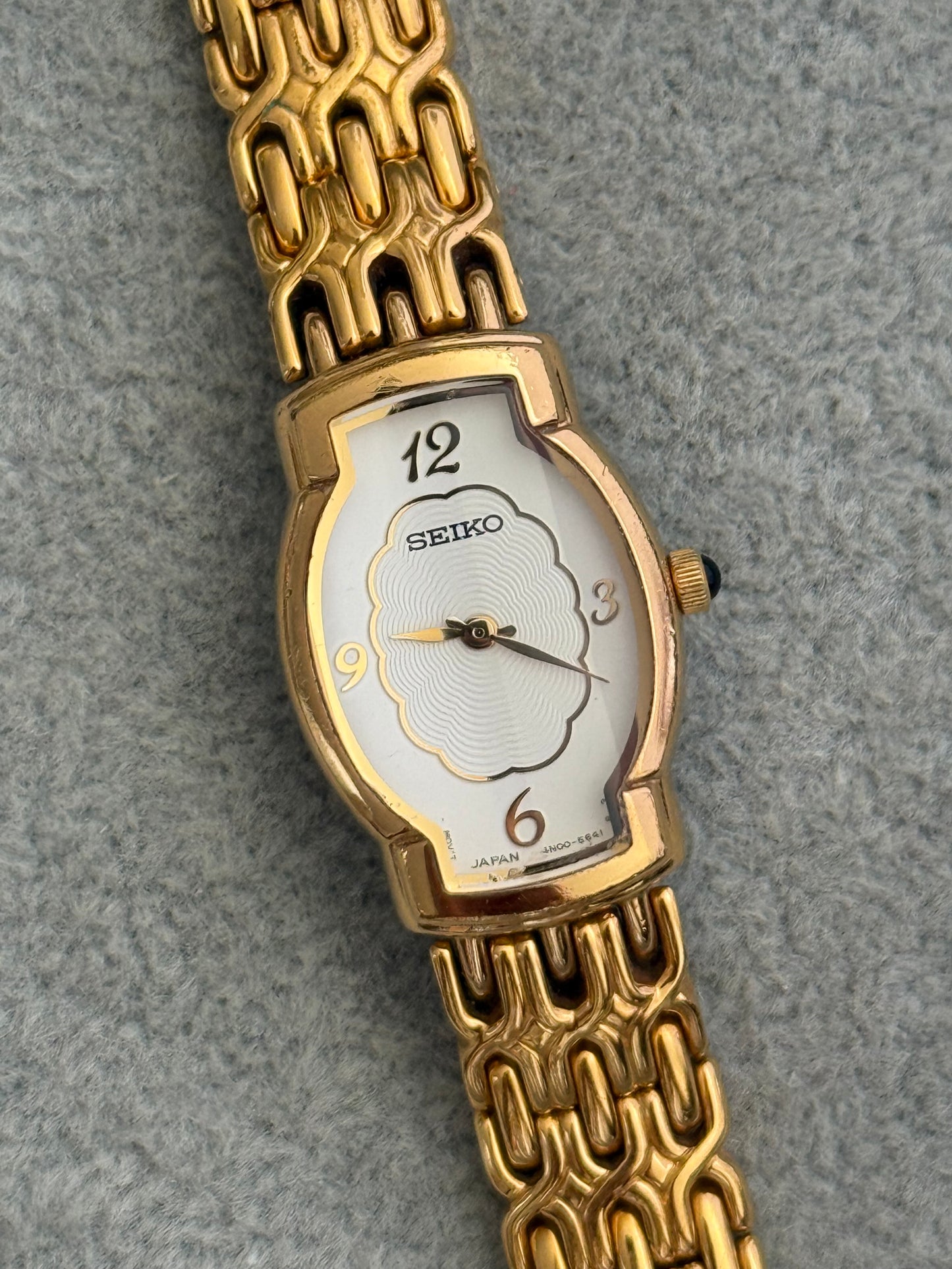 July 1987 Vintage Gold Seiko Watch 4N00-7070