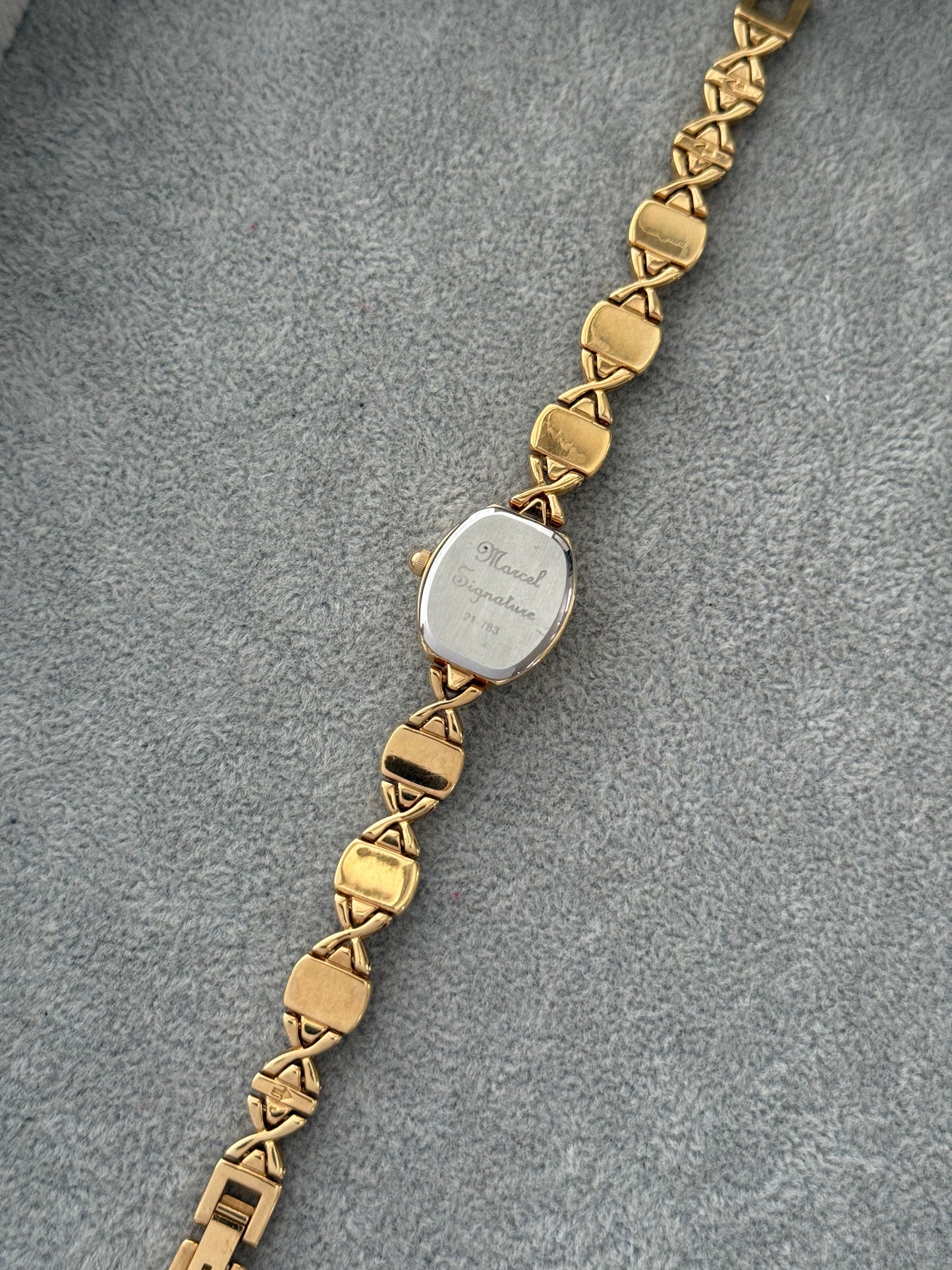 Vintage Jade Stone Marcel Drucker Watch