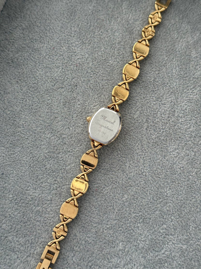 Vintage Jade Stone Marcel Drucker Watch