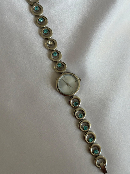 Vintage Blue Gem Watch