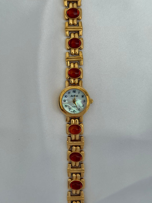 Vintage Amber Gem Watch