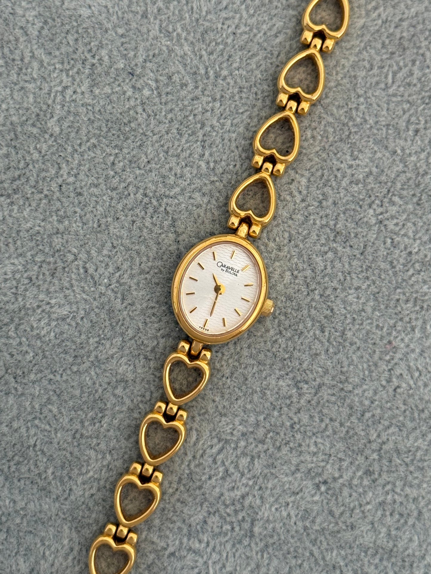 Cute Vintage Bulova Hearts Watch