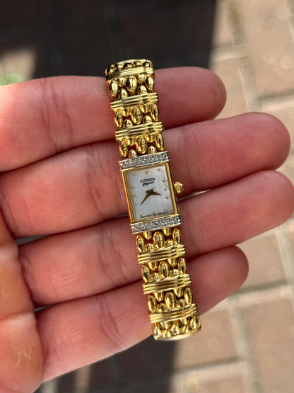 Rare Diamond Bezel Citizen Watch