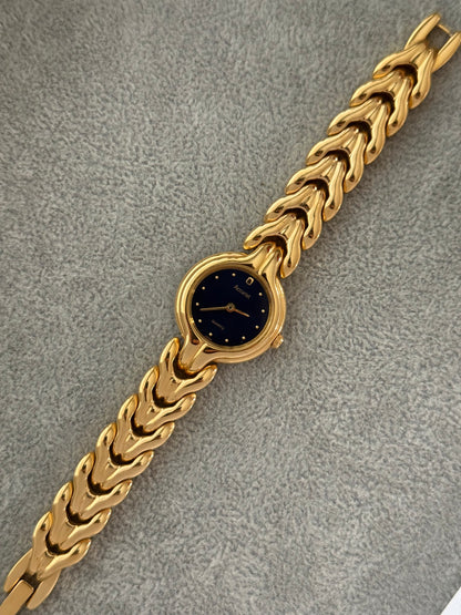 Vintage Navy Dial Accurist Watch