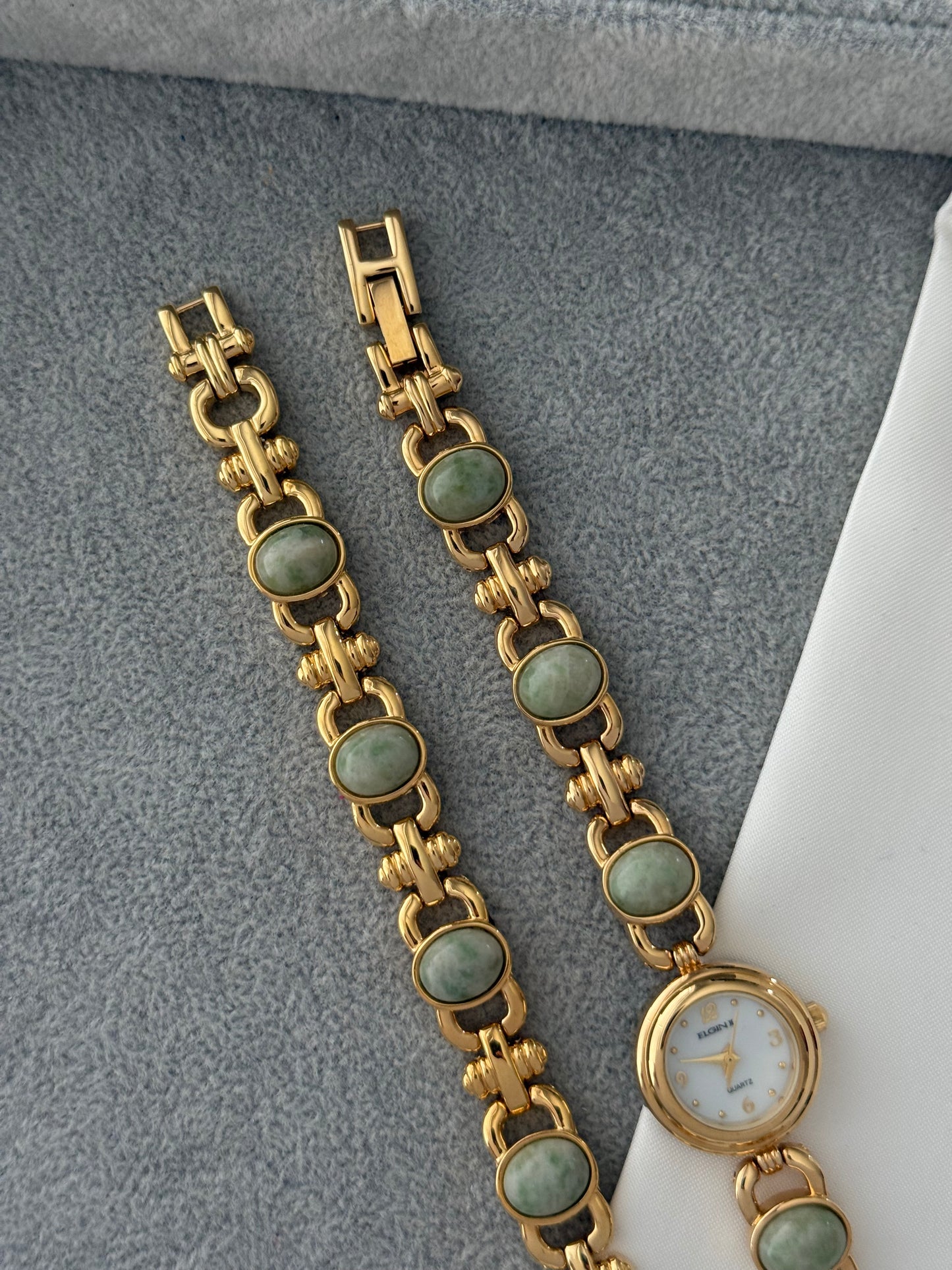 Vintage Jade Watch Set