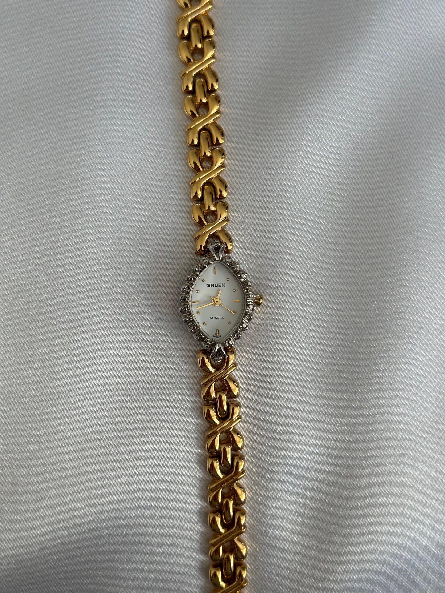 Vintage Diamond Bezel Gruen Watch - Sells for $495+