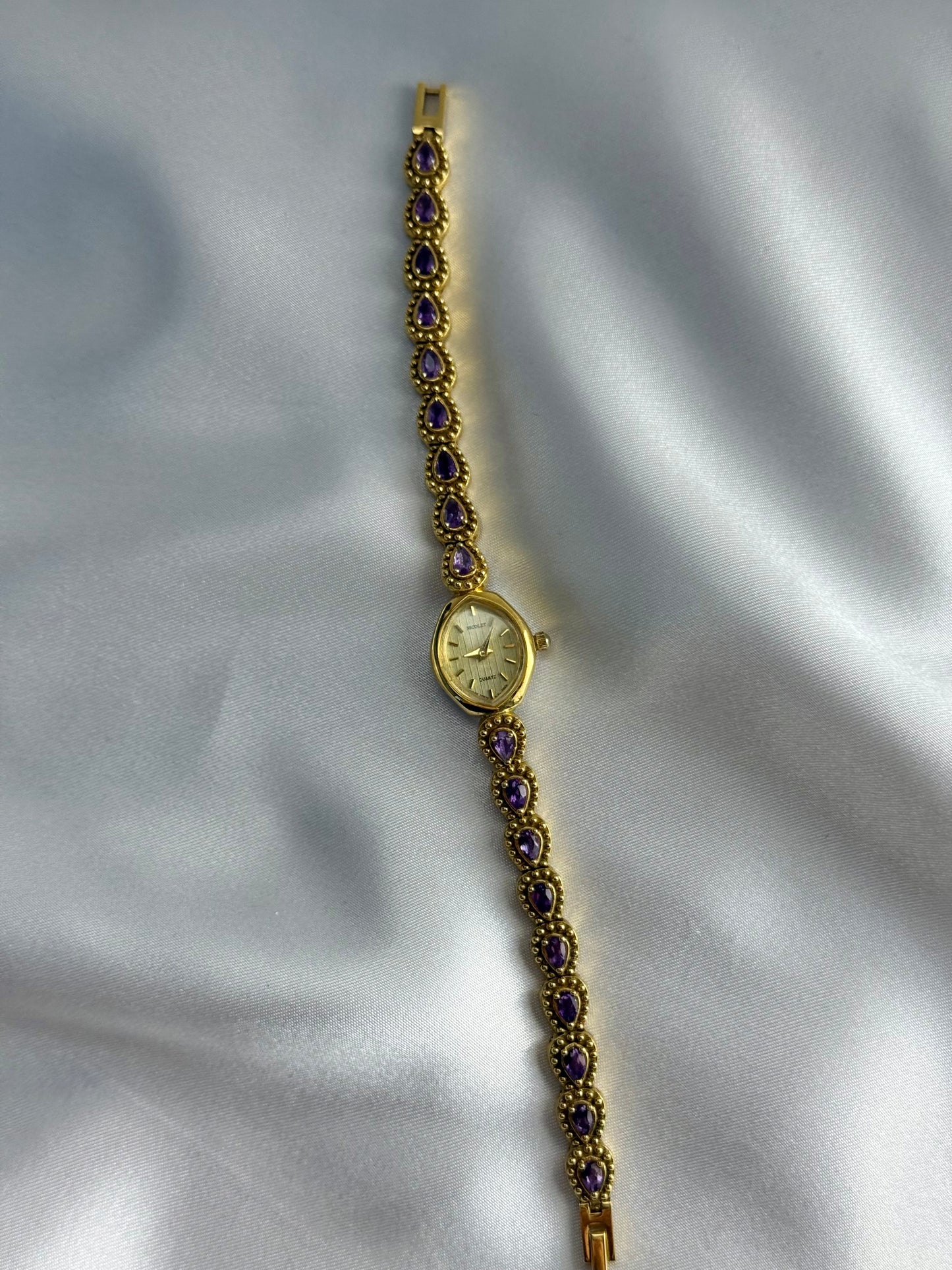 Rare Vintage Amethyst Gem Watch