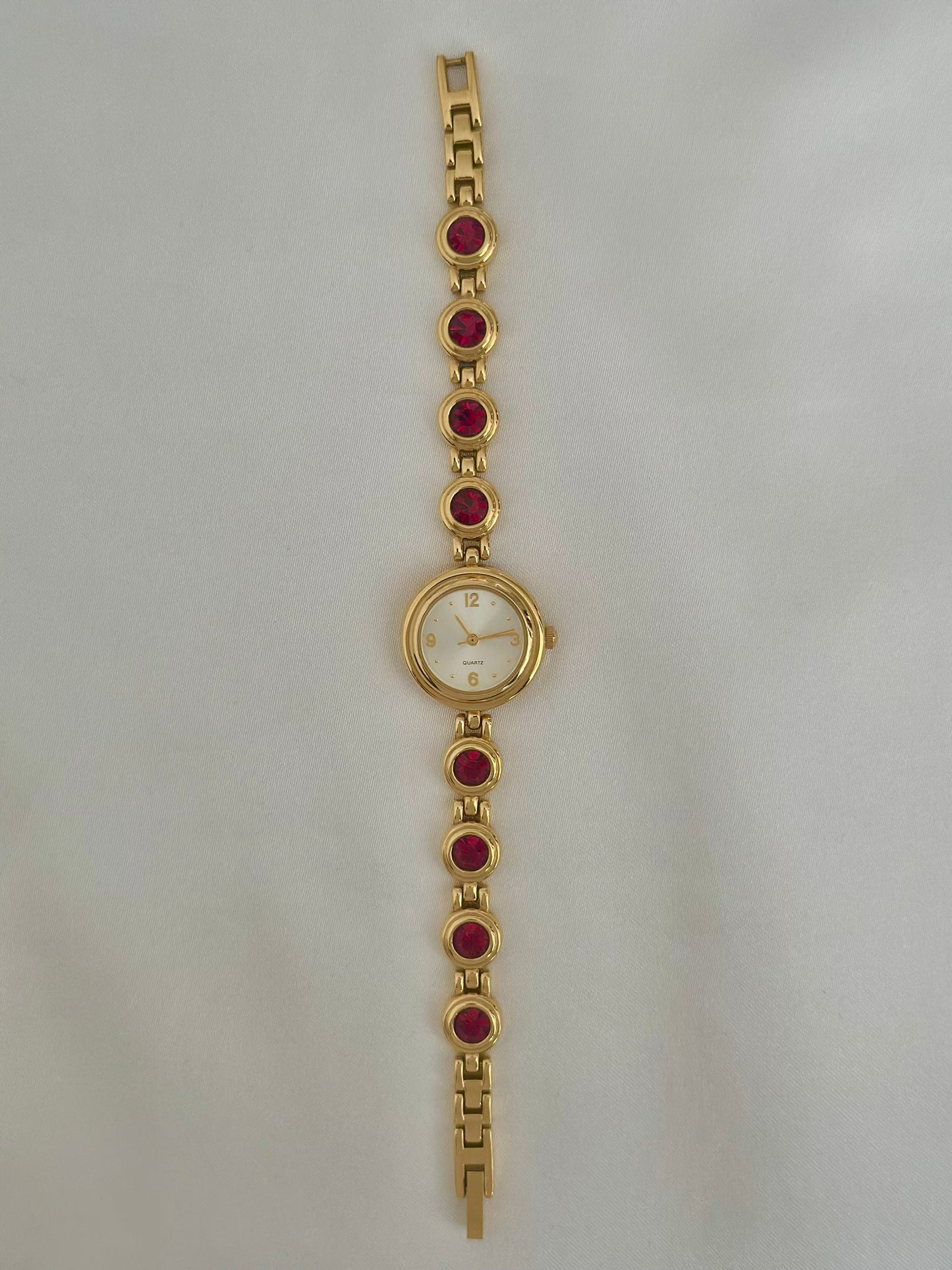 Vintage Ruby Gem Watch