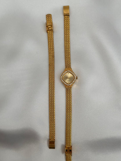 Vintage Diamond Bezel Watch Set