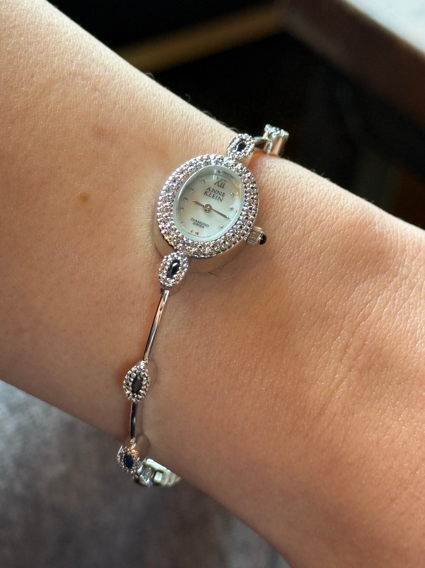 Very Rare Vintage Anne Klein Watch - Diamond Swiss