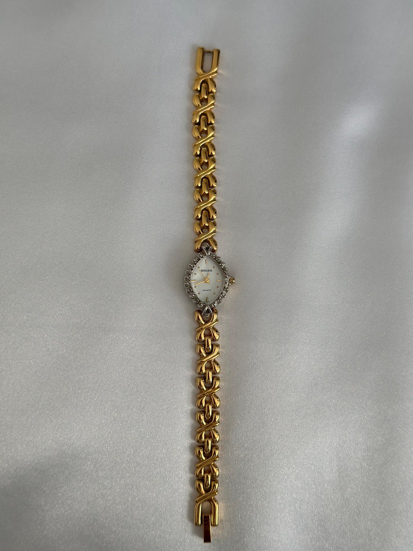 Vintage Diamond Bezel Gruen Watch - Sells for $495+