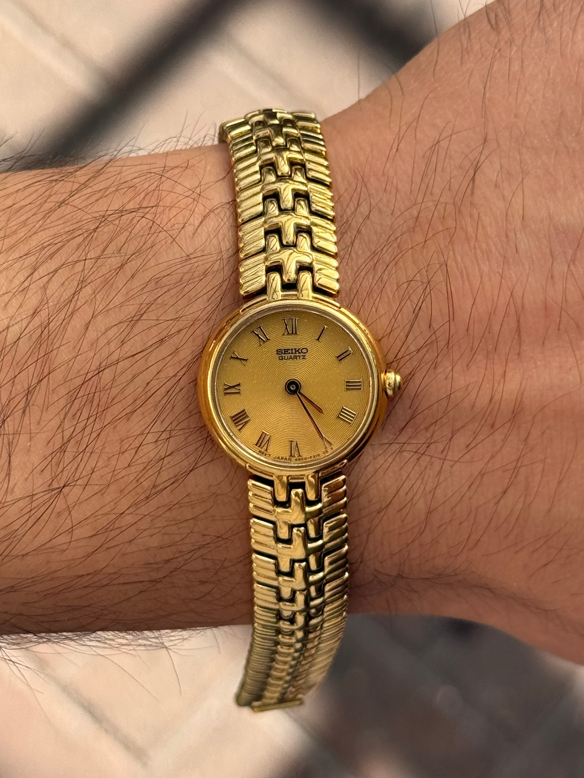 Rare September 1993 Champagne Dial Seiko Watch 4N00-F150