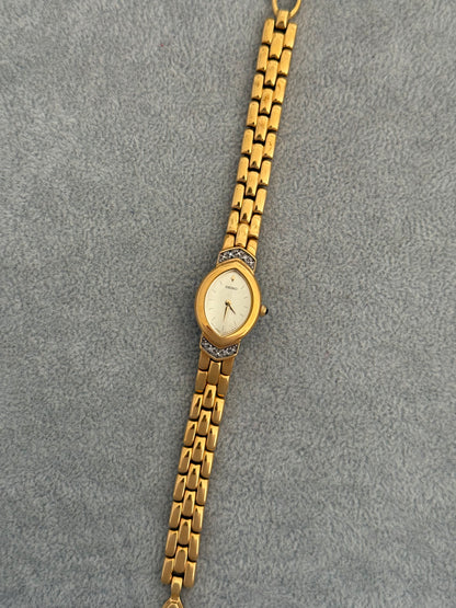 Rare Vintage 1990’s Diamond Bezel Seiko Watch 1N00-6E79