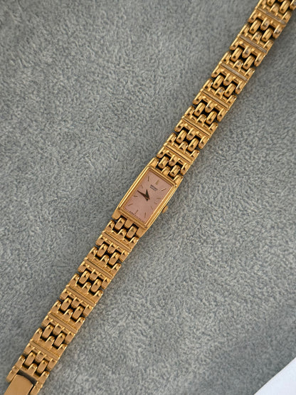 Vintage Pink Dial Seiko Watch