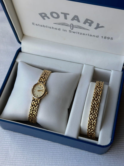 Coffret de montres Rotary vintage