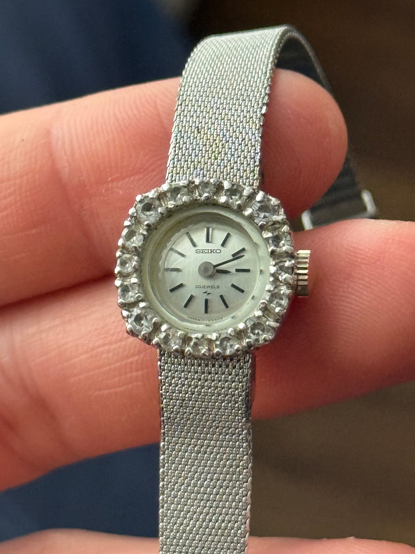 Vintage Mechanical Seiko Watch 20 Jewels