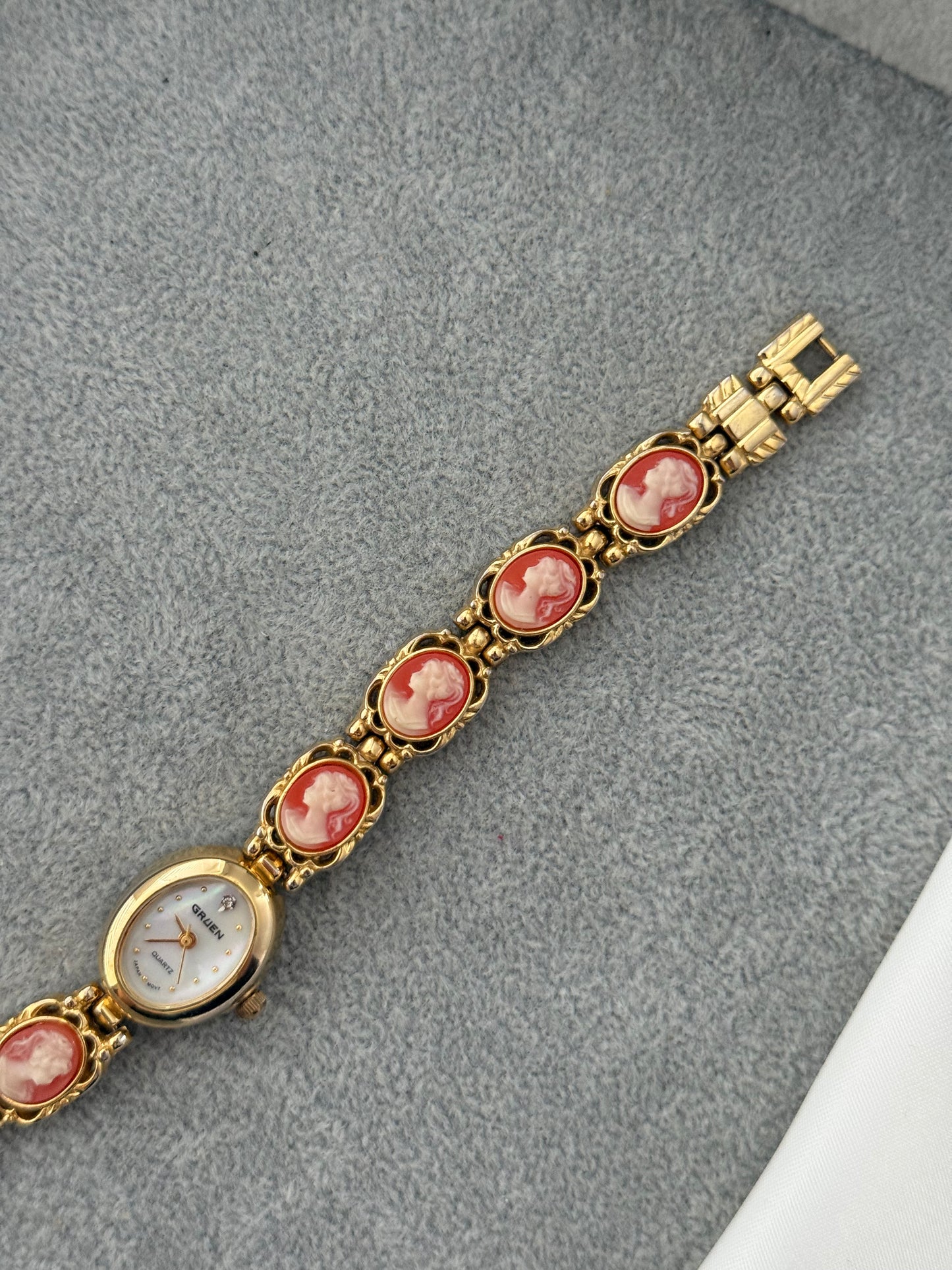 Vintage Gruen Cameo Watch