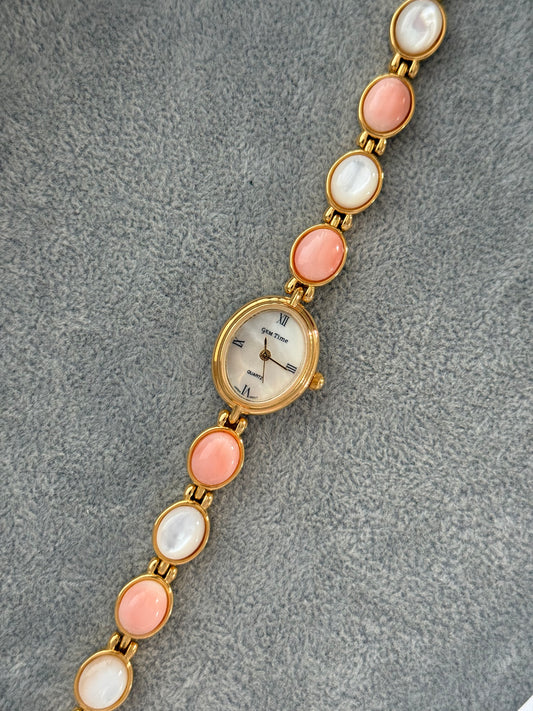 Vintage Pearly Gem Watch