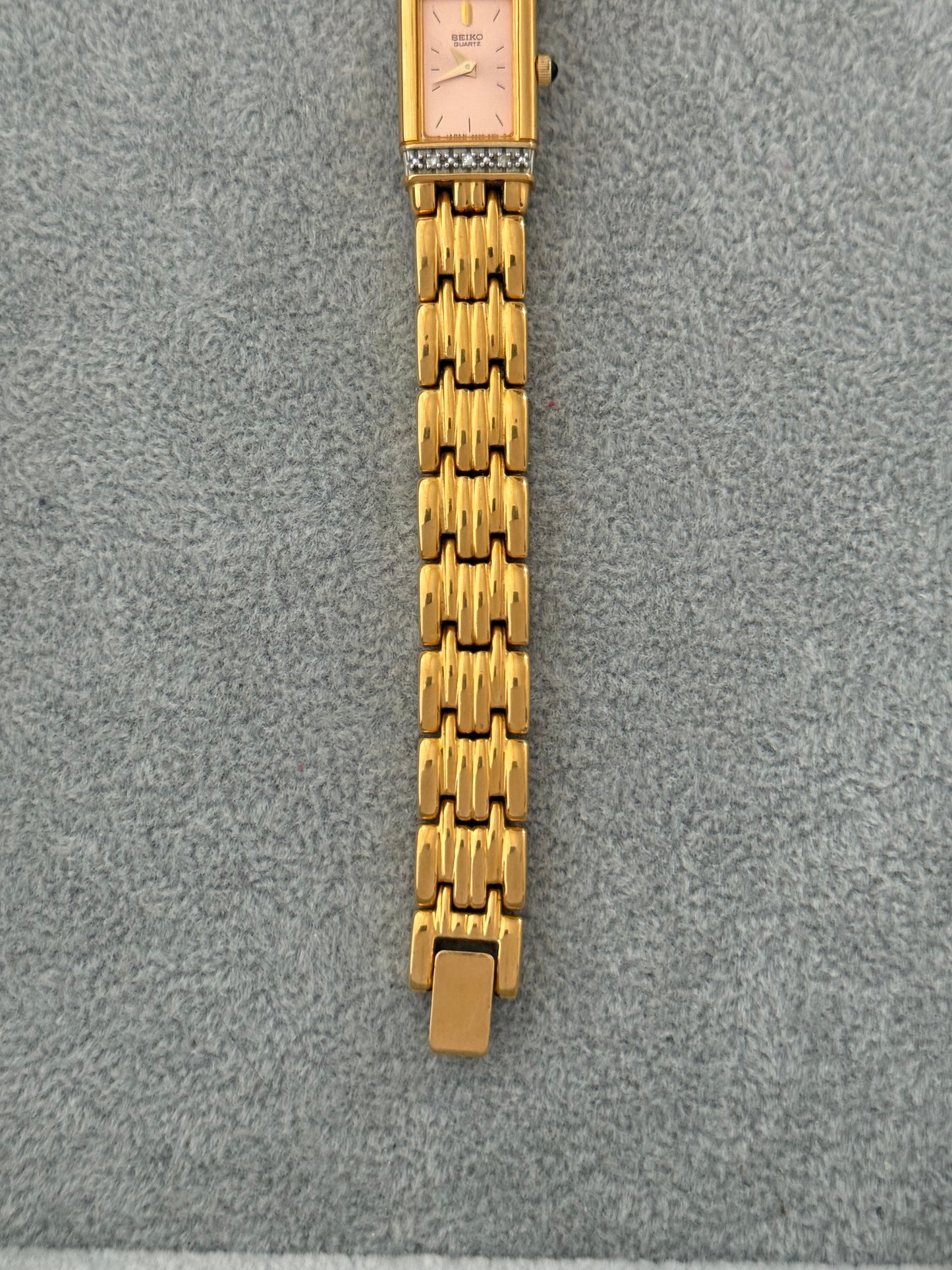Rare Vintage Pink Dial Seiko Watch