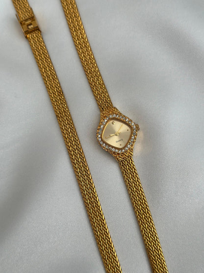 Vintage Diamond Bezel Watch Set