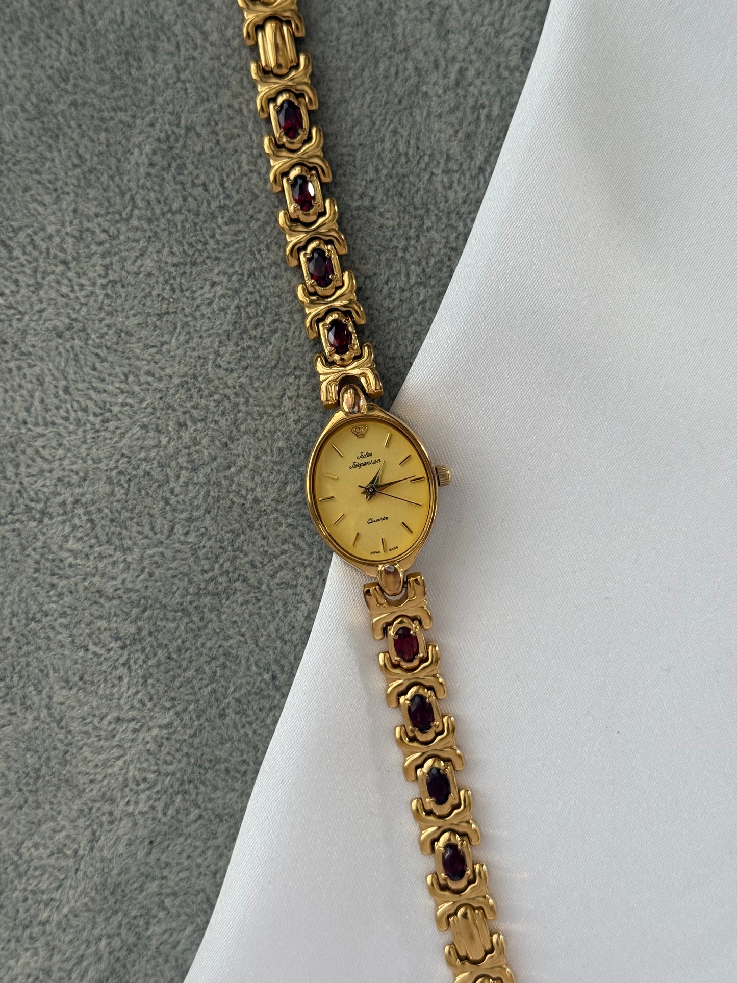 Vintage Ruby Jules Jurgensen Watch