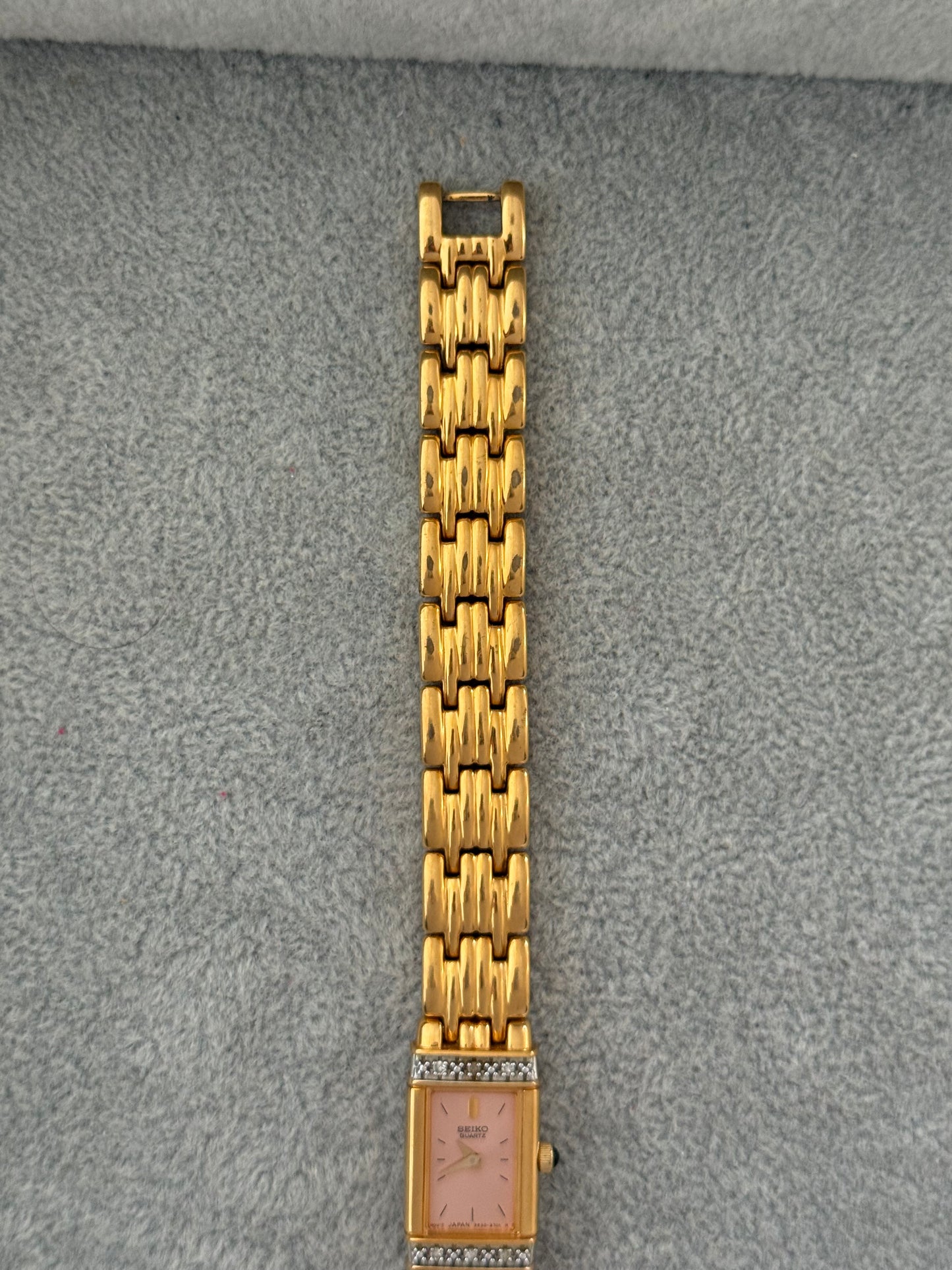 Rare Vintage Pink Dial Seiko Watch