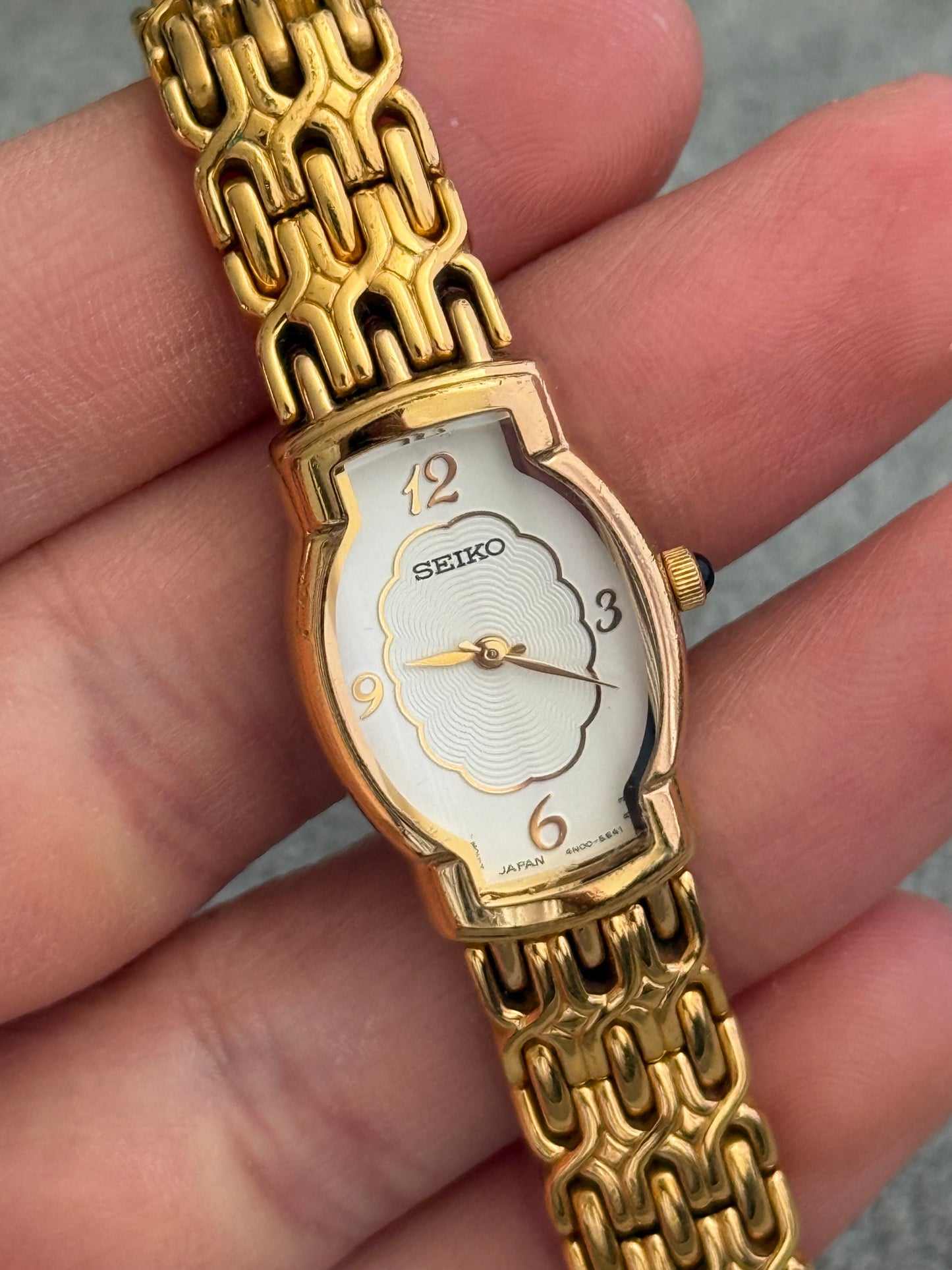 July 1987 Vintage Gold Seiko Watch 4N00-7070
