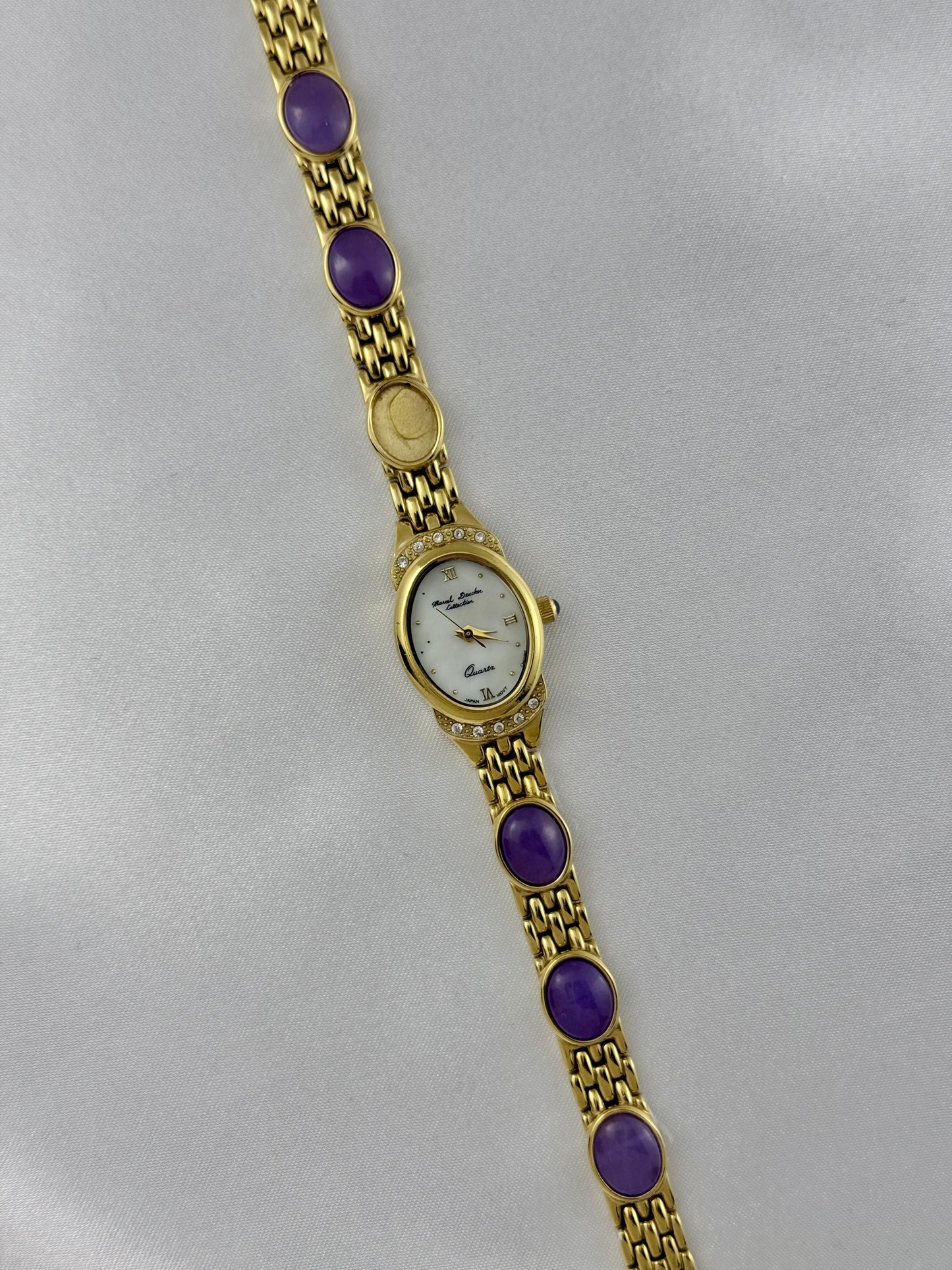 Vintage Amethyst Gem Watch