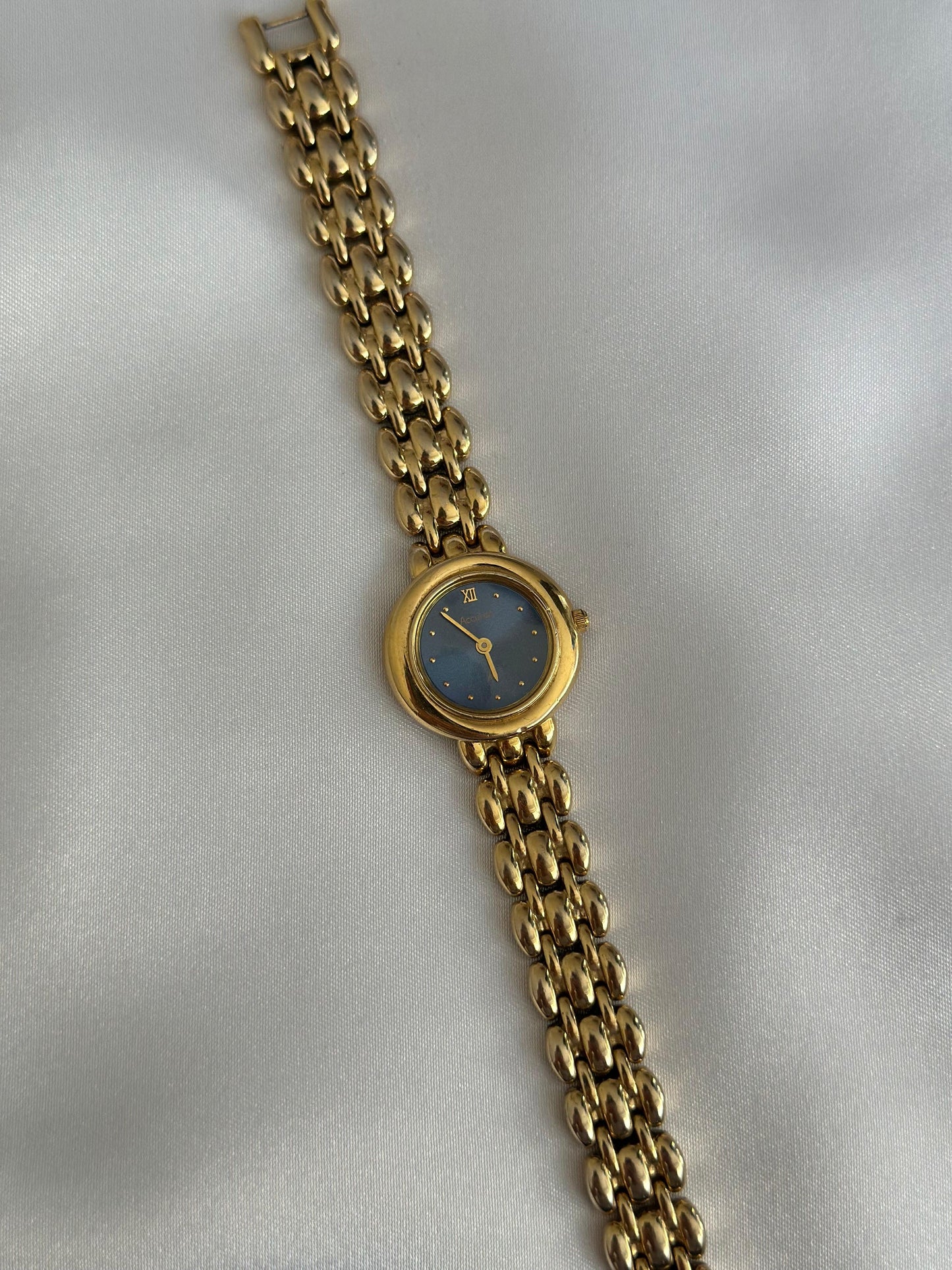 Vintage Blue Dial Accurist Watch