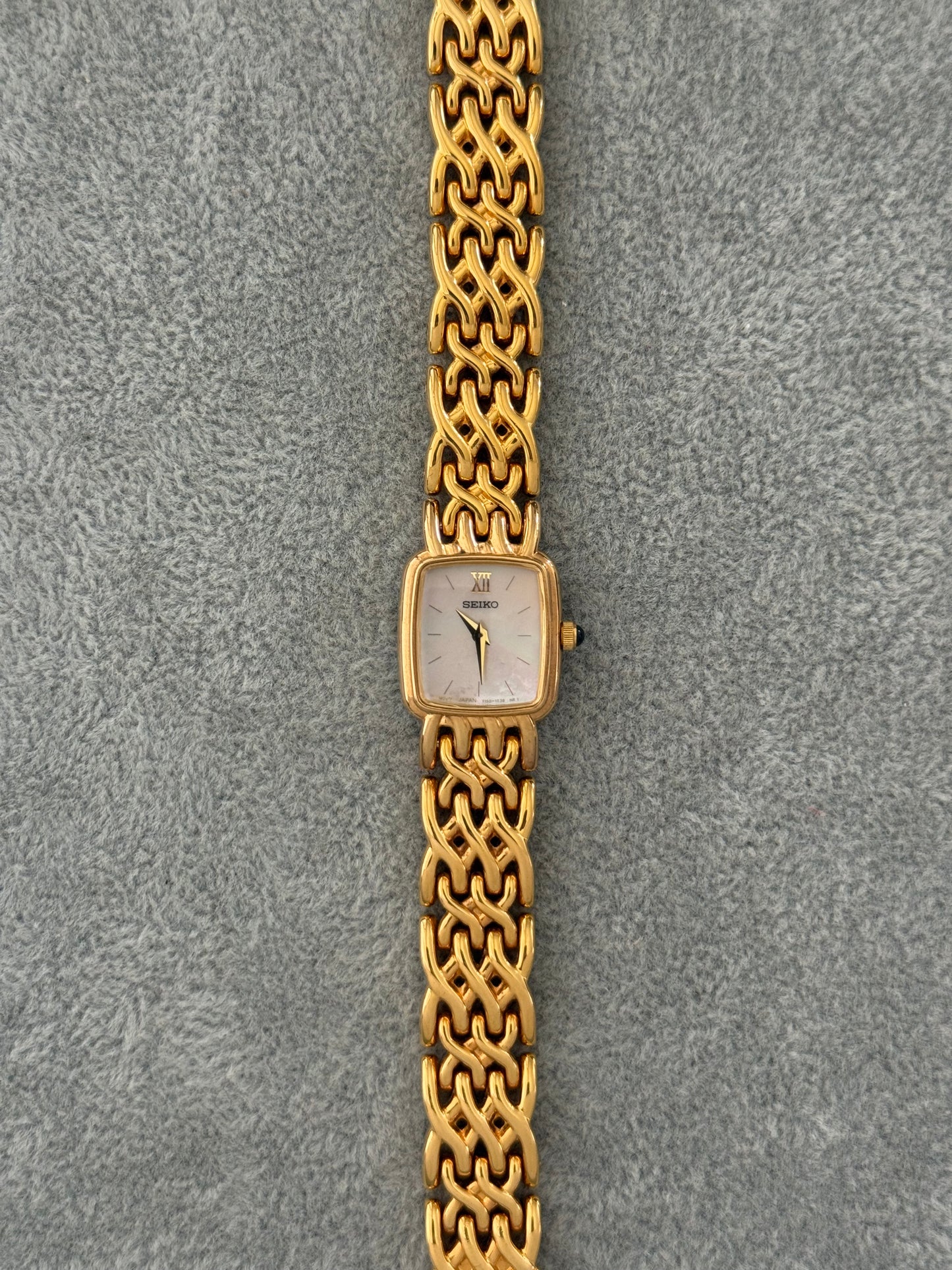 Vintage Mother Of Pearl Seiko Watch