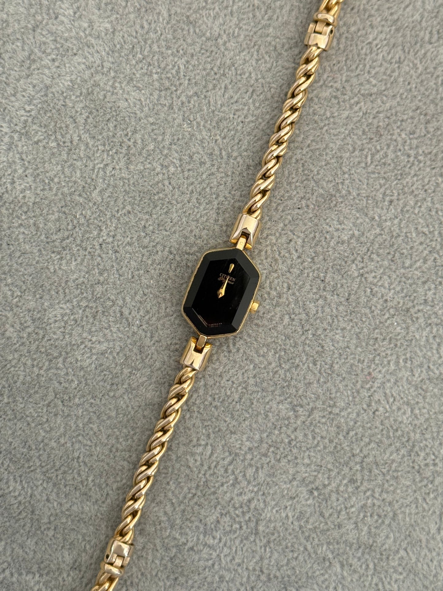 Very Rare Black Dial Vintage Citizen Elegance Watch