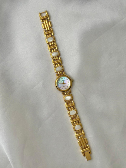 Vintage Pearl Gem Watch