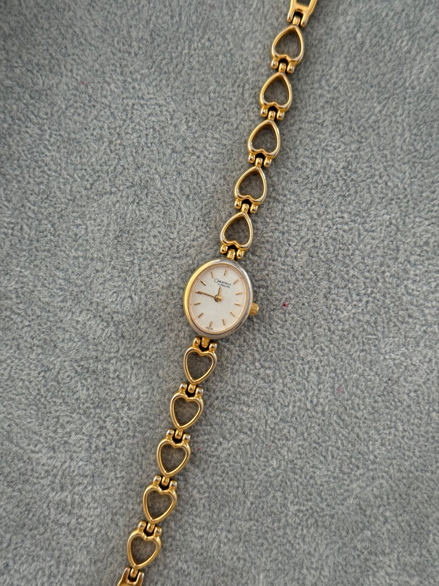 Vintage Bulova Heart Watch